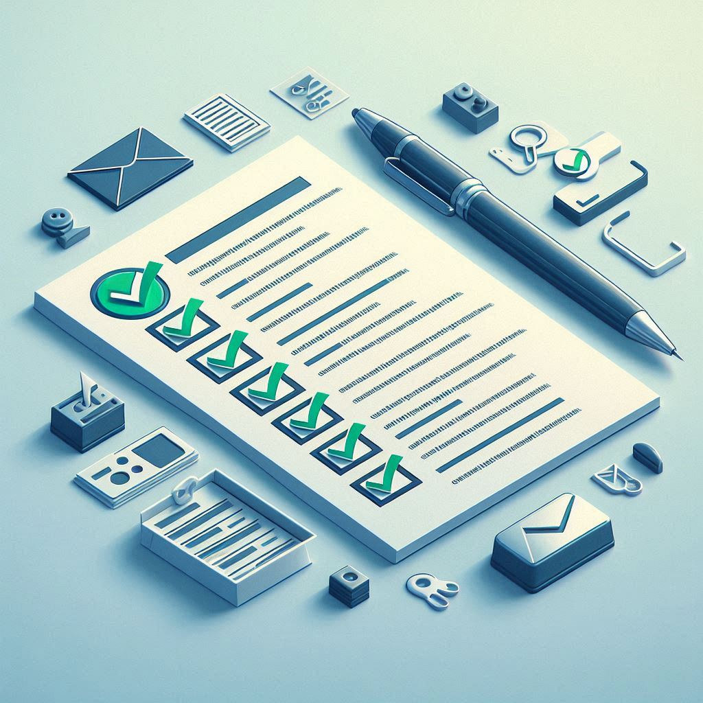 Foto que simboliza una lista de verificacion.